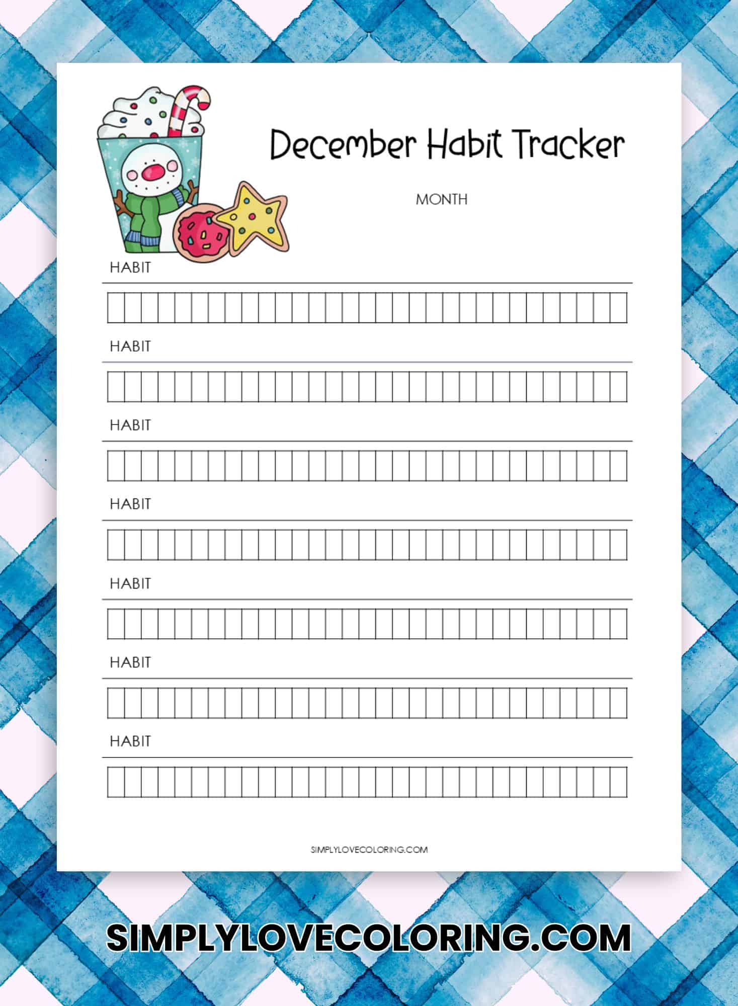December Planner Printables (Free PDF Downloads) - Simply Love Coloring