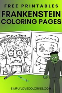 Frankenstein Coloring Pages (Free PDF Printables) - Simply Love Coloring