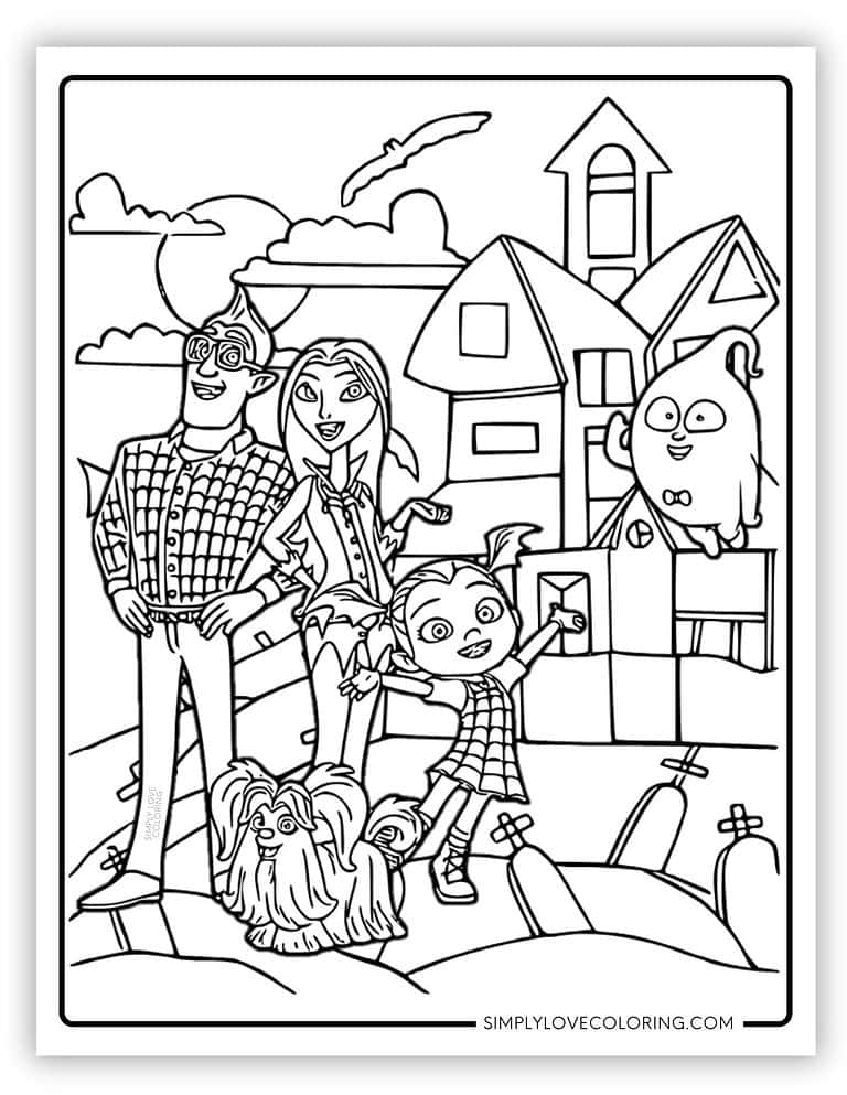 Vampirina Coloring Pages (Free PDF Printables) - Simply Love Coloring