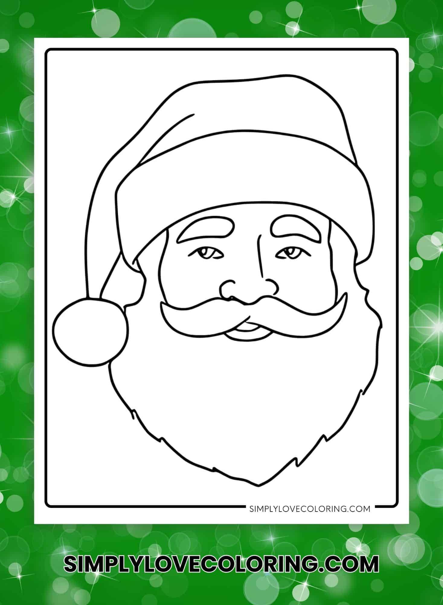 Santa Templates (Free PDF Printables) Simply Love Coloring