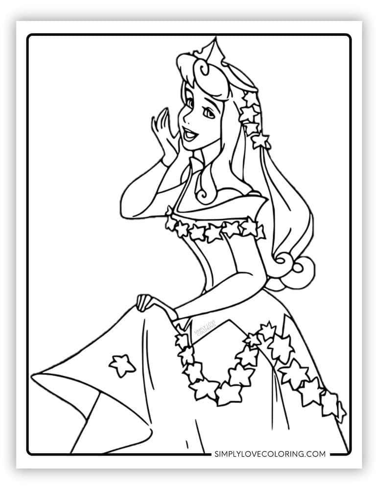 Disney Princess Coloring Pages (Free PDF Printables) - Simply Love Coloring