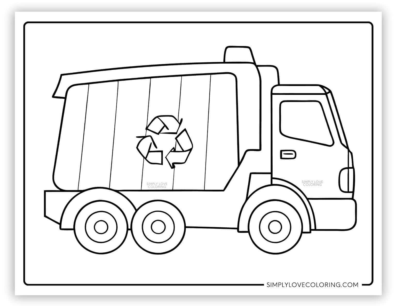 Truck Coloring Pages (Free PDF Printables) - Simply Love Coloring