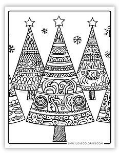 Christmas Mandala Coloring Pages (Free PDF Printables) - Simply Love ...