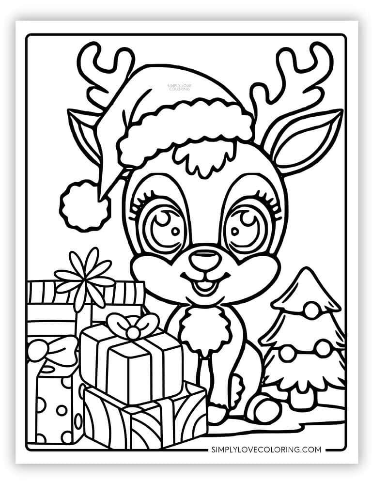 Rudolph Coloring Pages (Free PDF Printables) - Simply Love Coloring