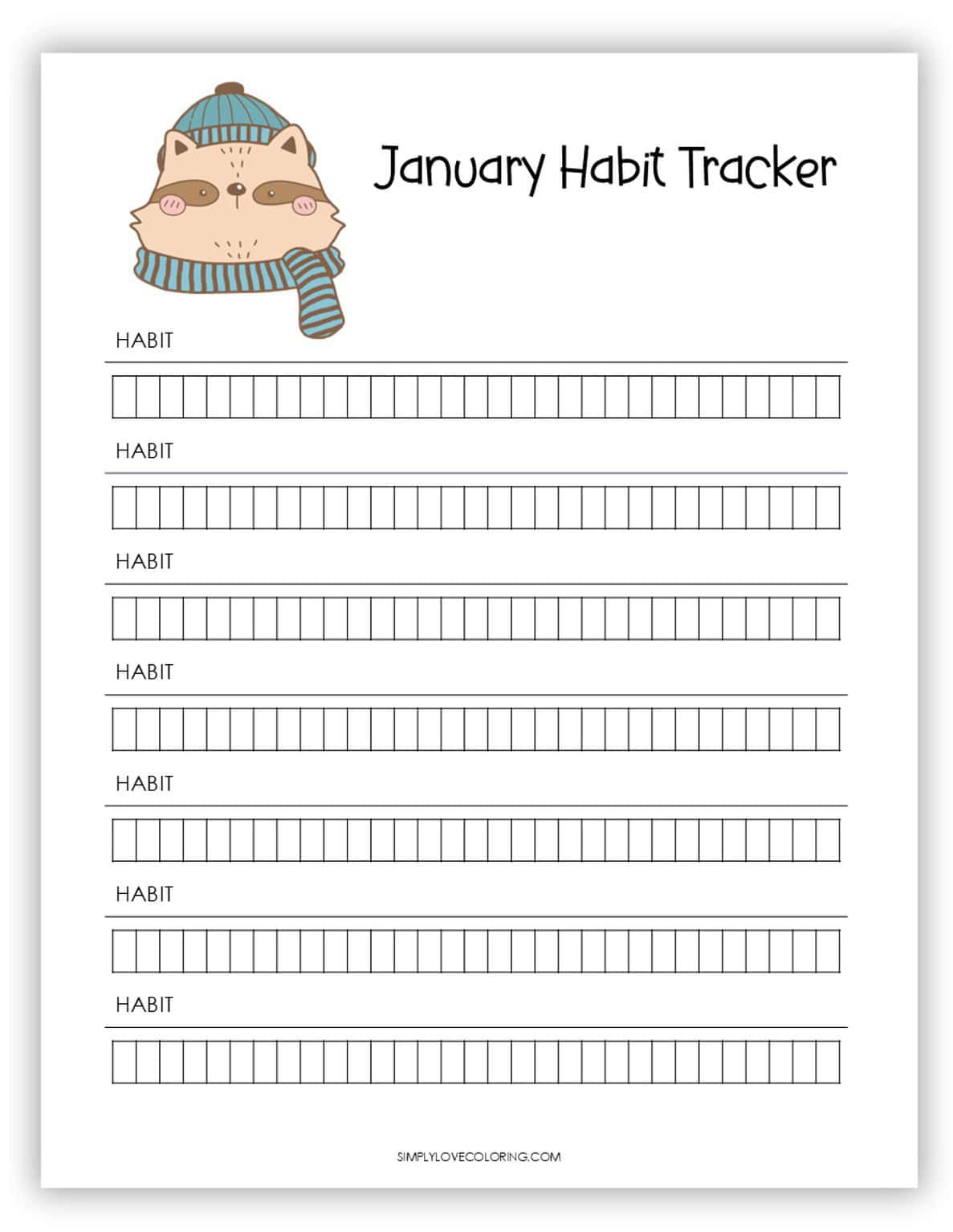 January Planner Calendar Printables (Free PDF Downloads) - Simply Love ...