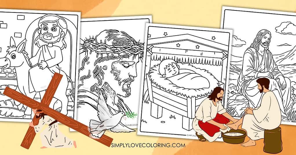 29 Jesus Coloring Pages (Free PDF Printables) - Simply Love Coloring