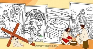 29 Jesus Coloring Pages (Free PDF Printables) - Simply Love Coloring