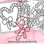 candy cane coloring pages pinterest image