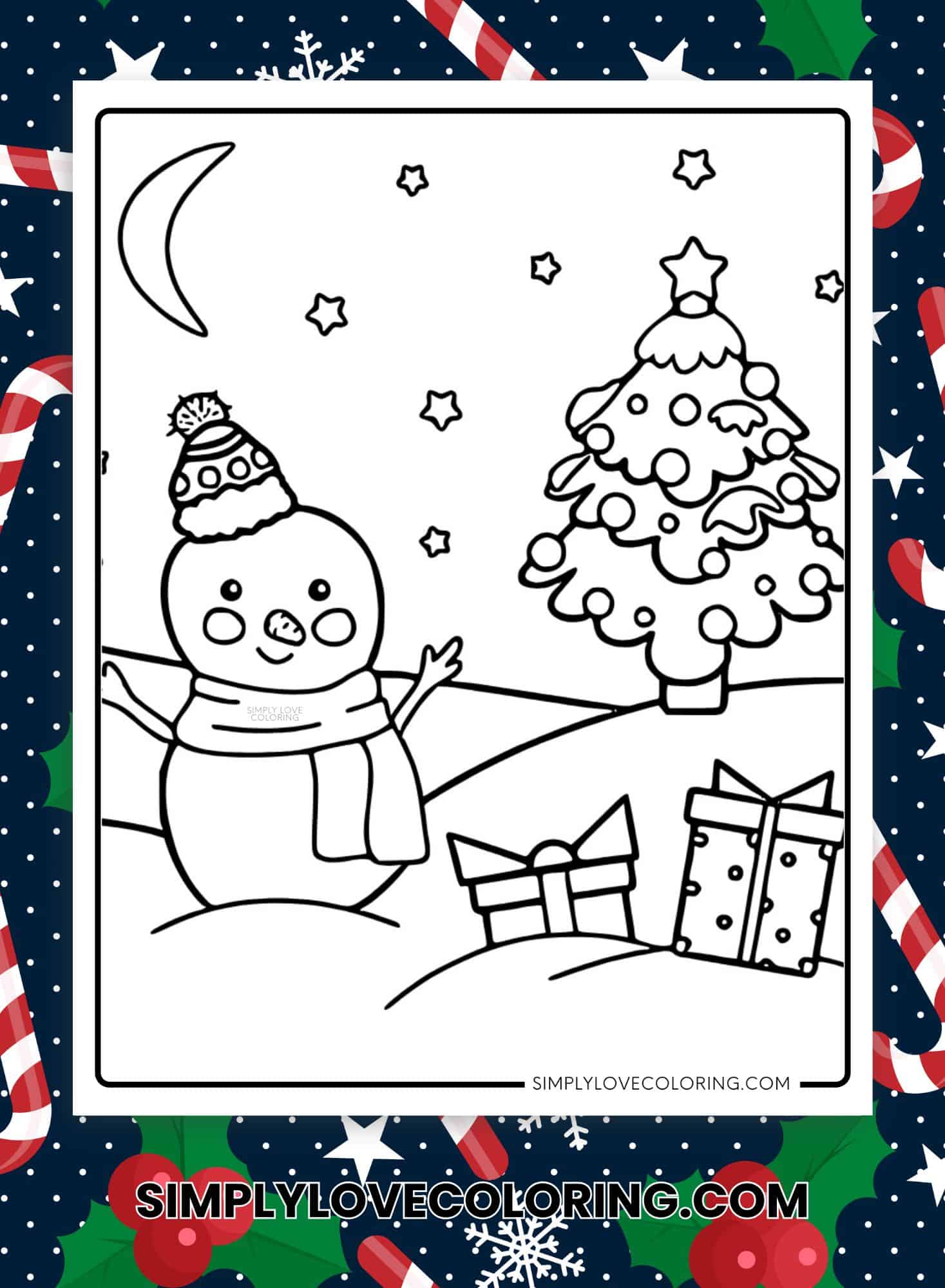 Snowman Coloring Pages (Free PDF Printables) - Simply Love Coloring