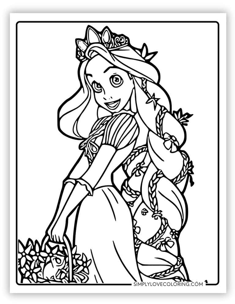 Disney Christmas Coloring Pages (Free PDF Printable) - Simply Love Coloring
