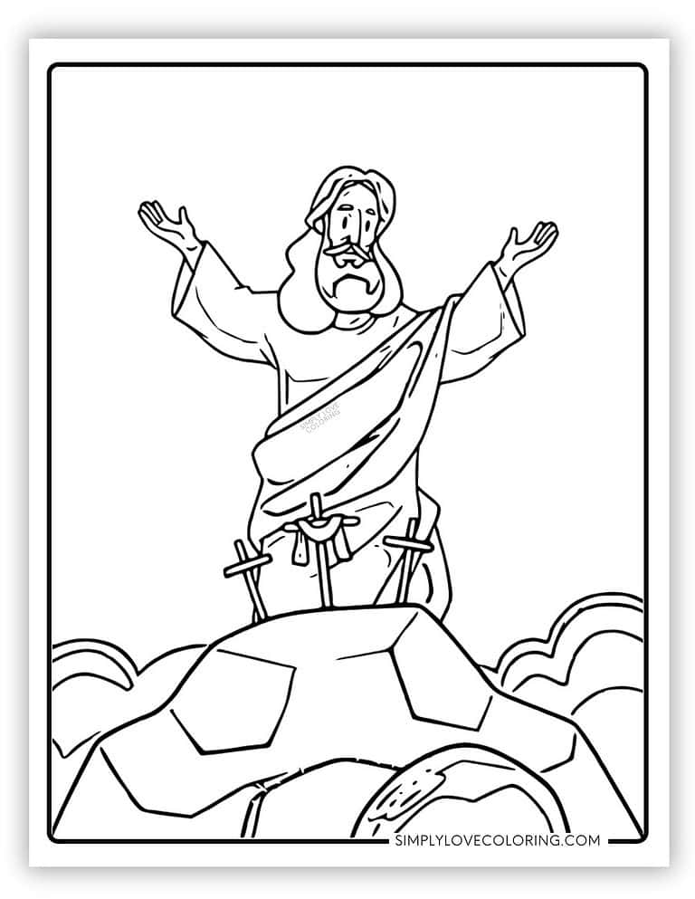 29 Jesus Coloring Pages (Free PDF Printables) - Simply Love Coloring