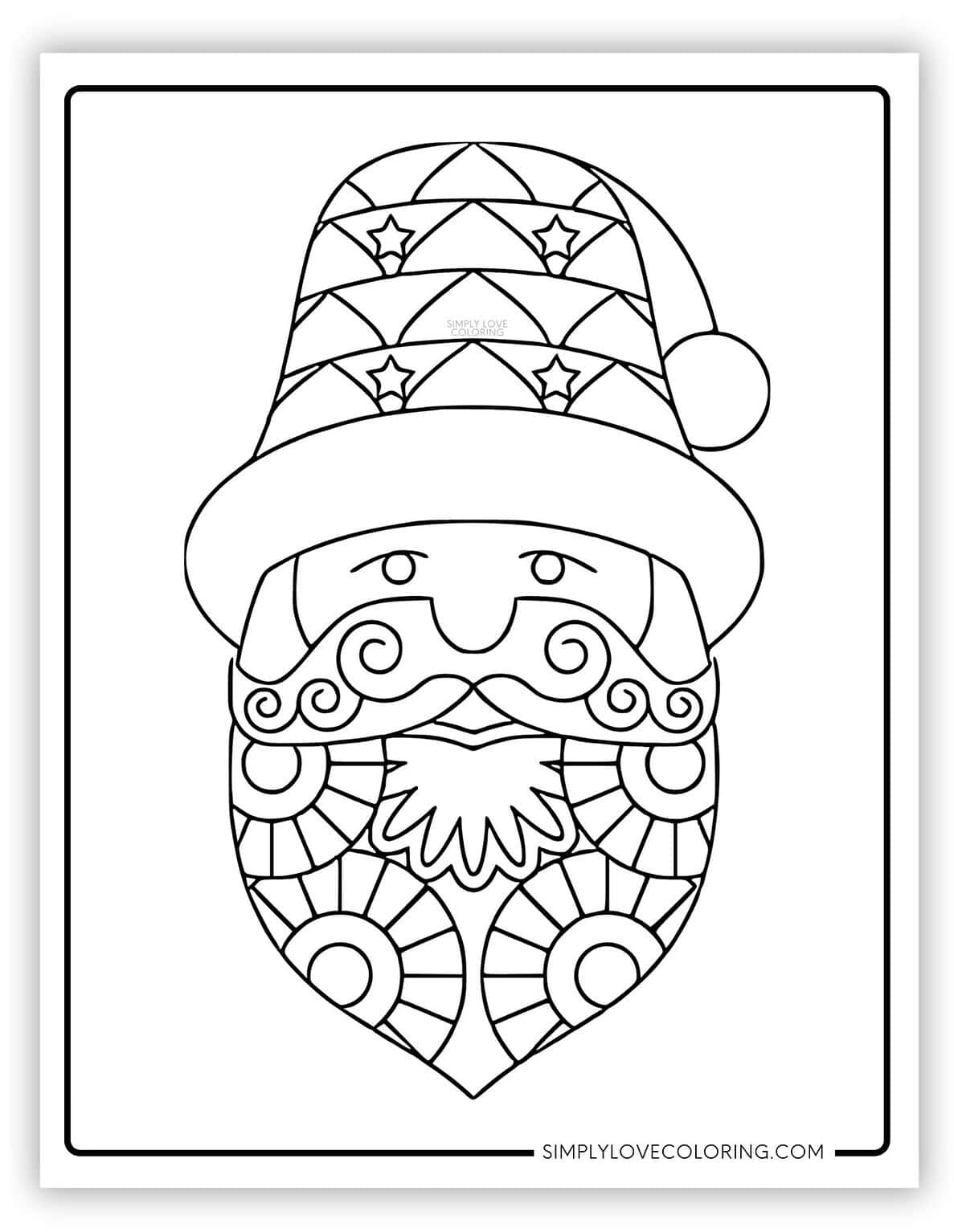 Christmas Mandala Coloring Pages (Free PDF Printables) - Simply Love ...