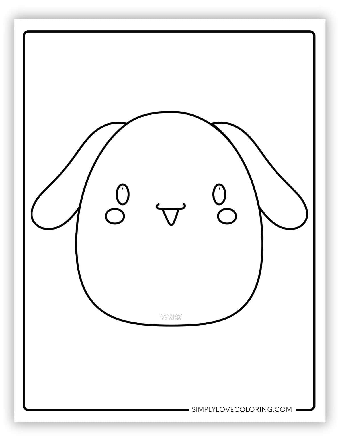 Cinnamoroll Coloring Pages (Free PDF Printables) - Simply Love Coloring