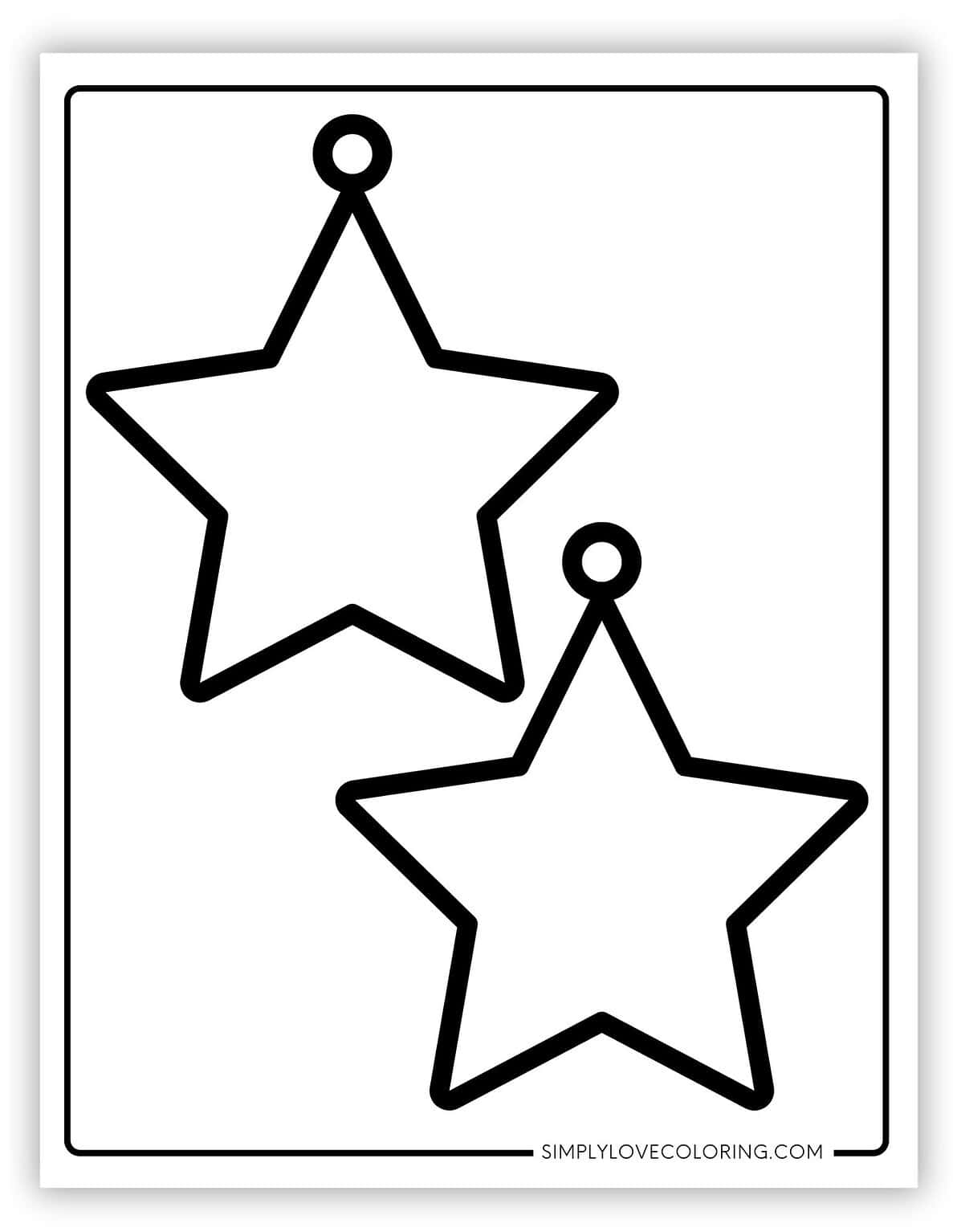 Christmas Ornament Templates (Free PDF Downloads) Simply Love Coloring