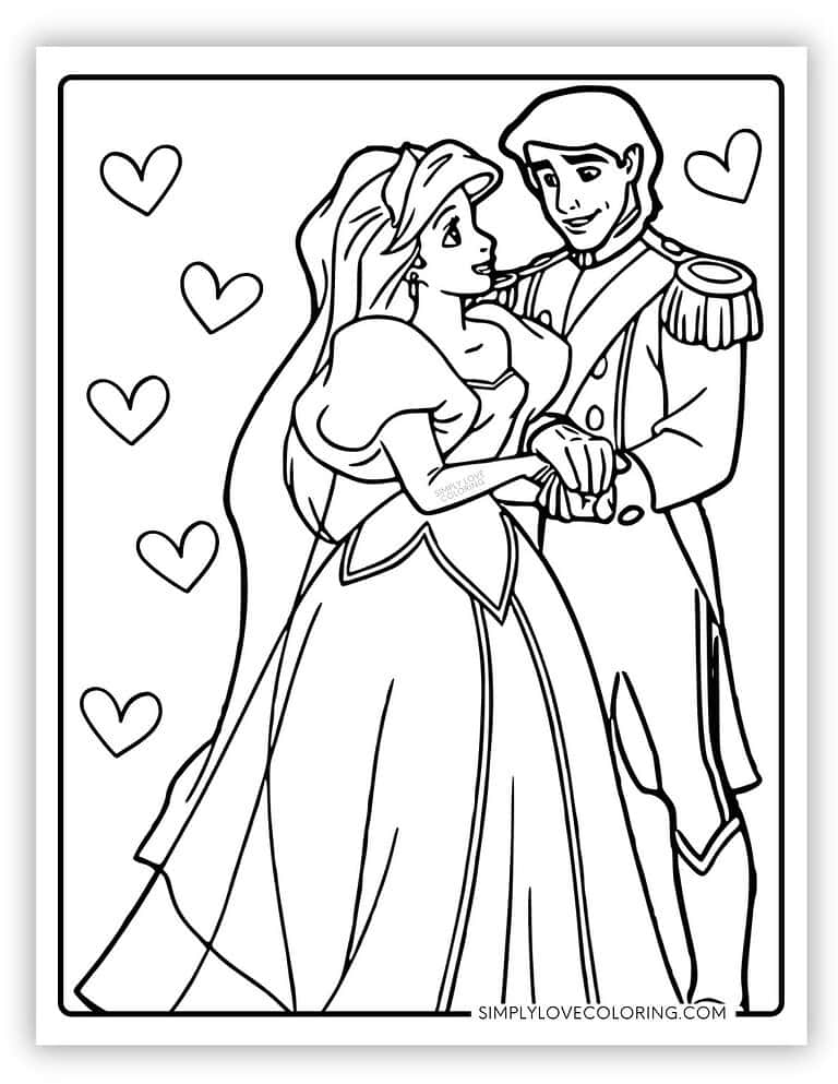 Ariel Coloring Pages (Free PDF Printables) - Simply Love Coloring