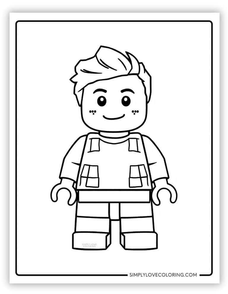 Lego Coloring Pages (Free PDF Printables) - Simply Love Coloring