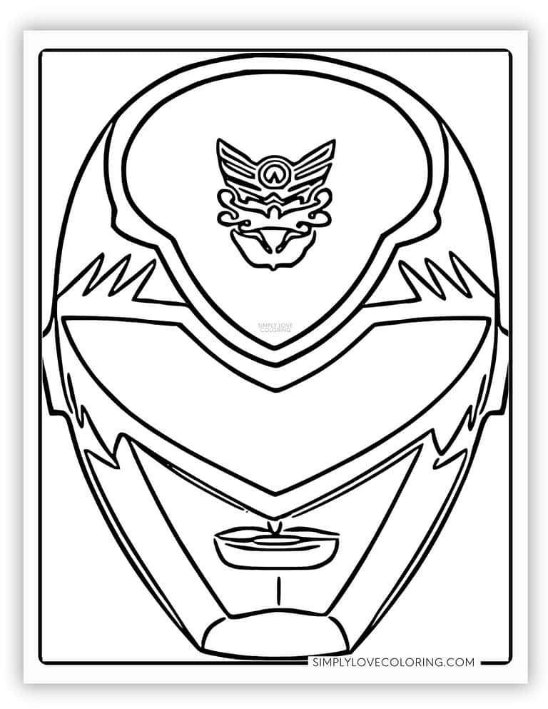 Power Rangers Coloring Pages (Free PDF Printables) - Simply Love Coloring