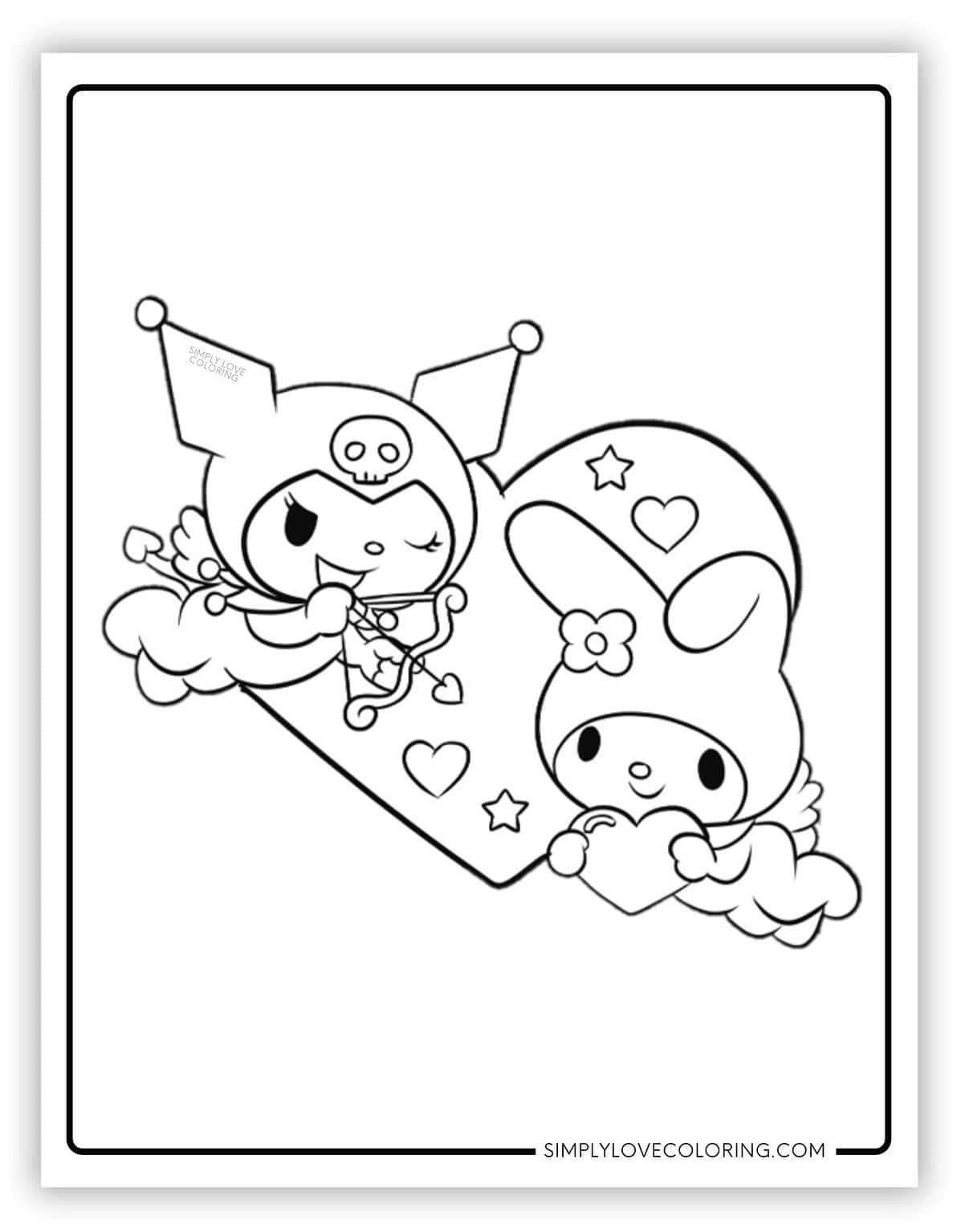 Kuromi Coloring Pages (Free PDF Printables) - Simply Love Coloring