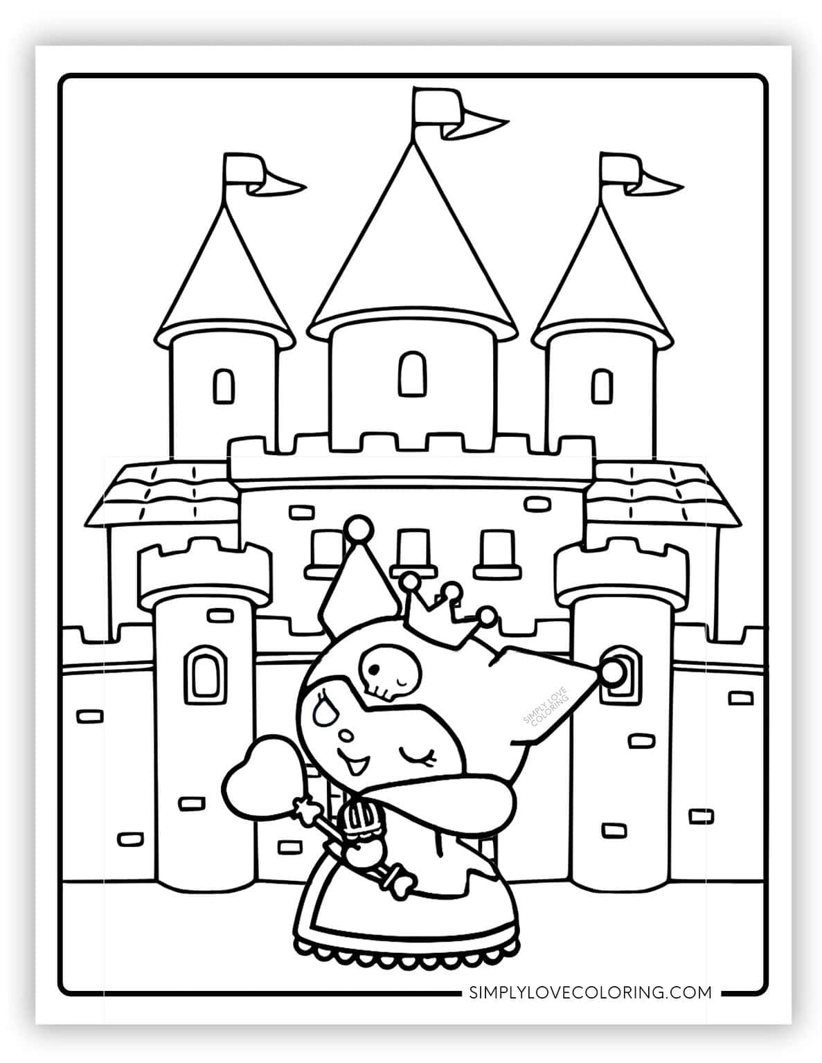 Kuromi Coloring Pages (Free PDF Printables) - Simply Love Coloring