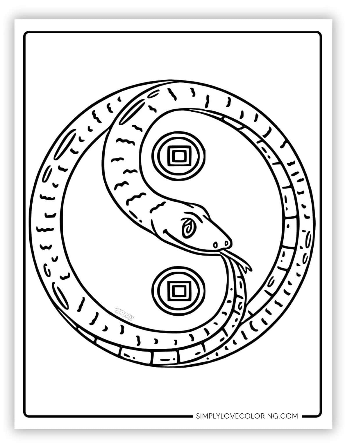 Chinese New Year Coloring Pages (Free PDF Printables) - Simply Love Coloring