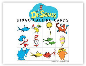 Dr. Seuss Bingo Printables (Free PDF Downloads) - Simply Love Coloring