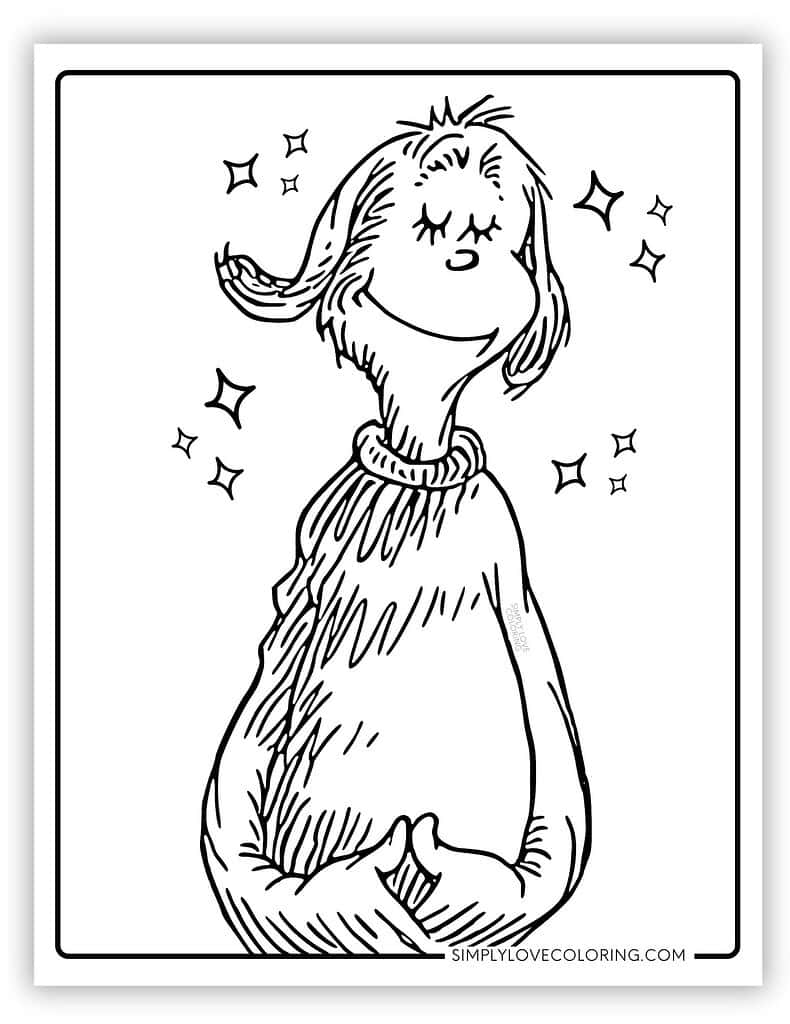 Knox from Fox in Socks Coloring Page