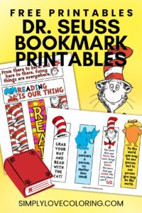 Dr Seuss Bookmark Printables Free - P Dr Seuss Bookmark Printables 200x300