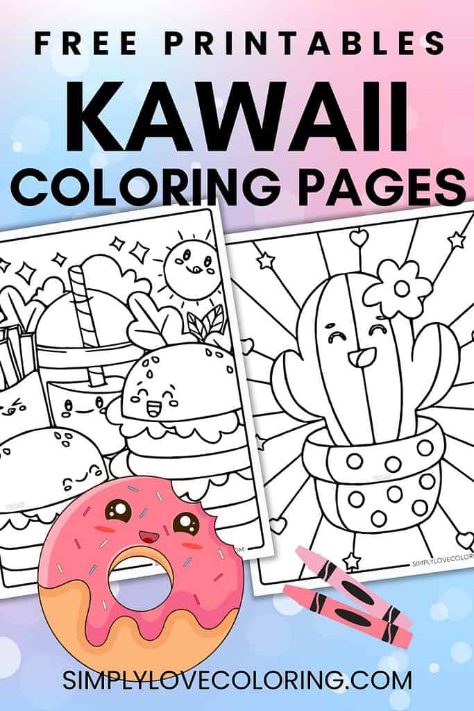kawaii coloring pages pinterest image