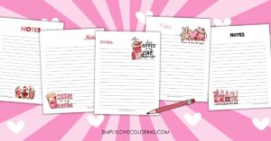 Valentine's Day Printable Note Pages (Free PDF Downloads) - Simply Love ...