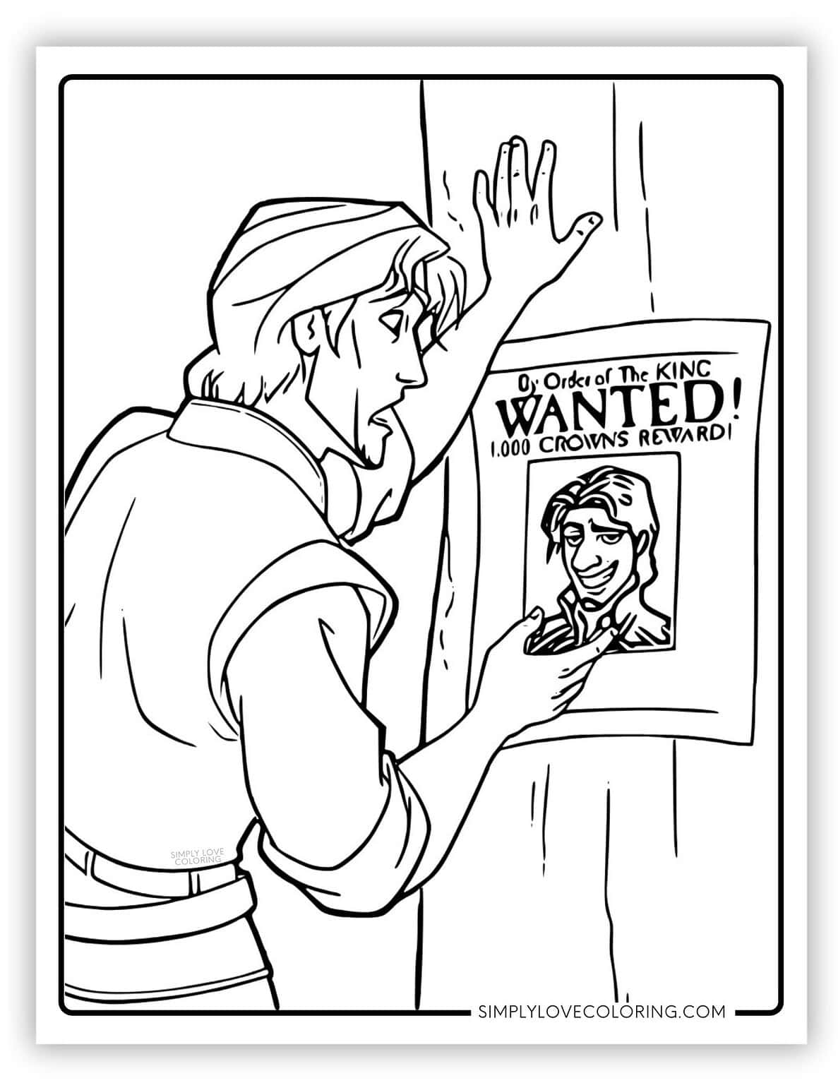 Tangled Coloring Pages (Free PDF Printables) - Simply Love Coloring