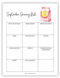 September Planner Printables (Free PDF Downloads) - Simply Love Coloring