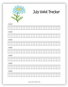 July Planner Printables (Free PDF Downloads) - Simply Love Coloring