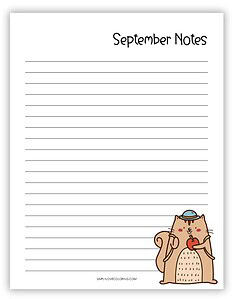 September Planner Printables (Free PDF Downloads) - Simply Love Coloring