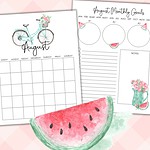 august planner printables pinterest image