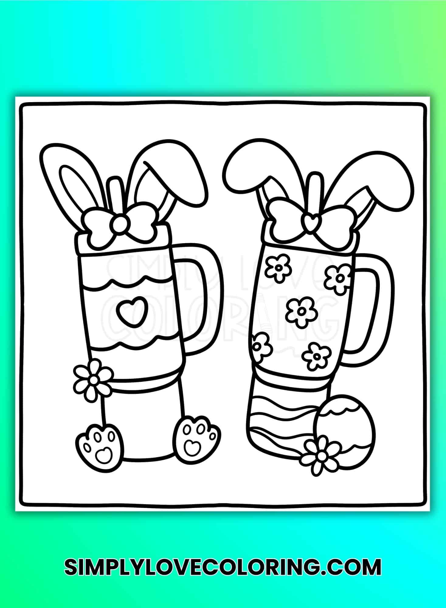 Cute Easter Coloring Pages for Adults (Free PDF Printables) - Simply ...