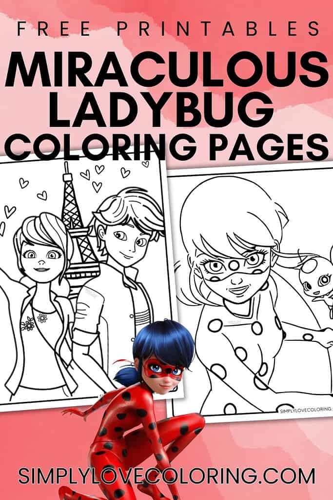 miraculous ladybug coloring pages pinterest image