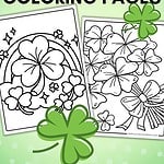 shamrock coloring pages pinterest image