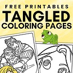 tangled coloring pages pinterest image