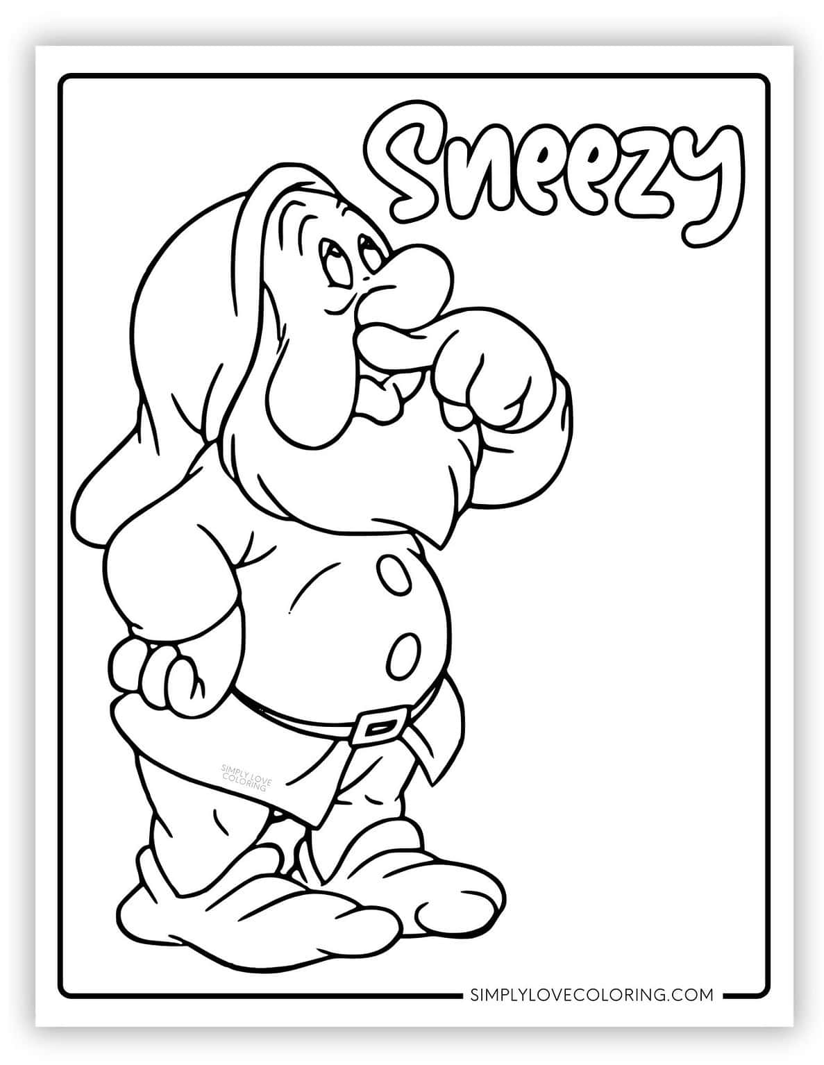 Snow White Coloring Pages (Free PDF Printables) - Simply Love Coloring