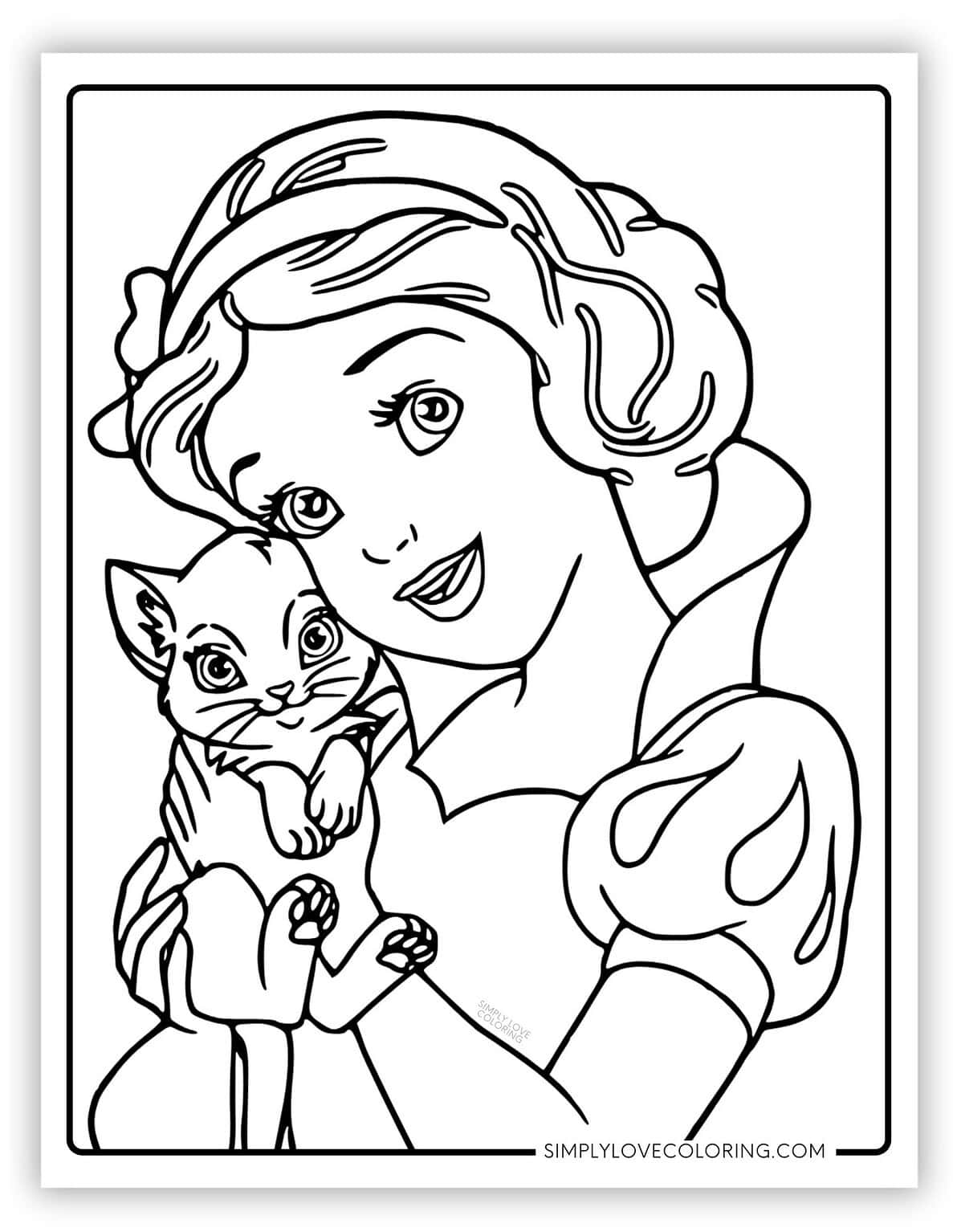 Snow White Coloring Pages (Free PDF Printables) - Simply Love Coloring