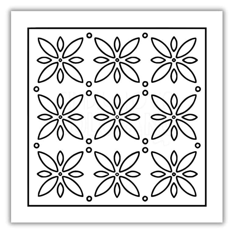 Cozy Pattern Coloring Pages (Free PDF Printables) - Simply Love Coloring