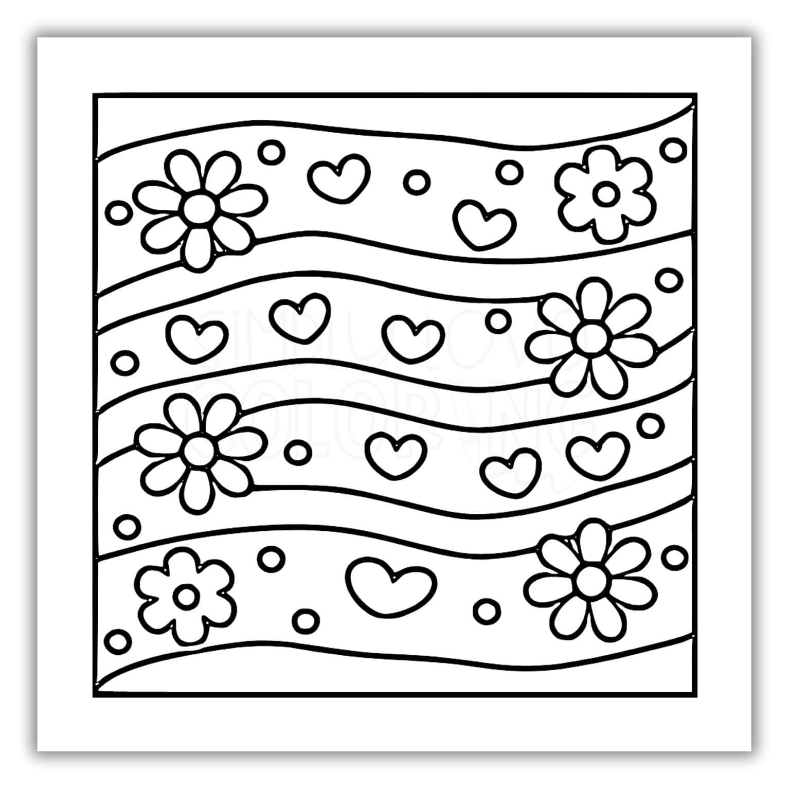 Cozy Pattern Coloring Pages (Free PDF Printables) - Simply Love Coloring