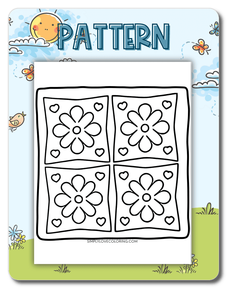 Pattern Coloring Pages category page image