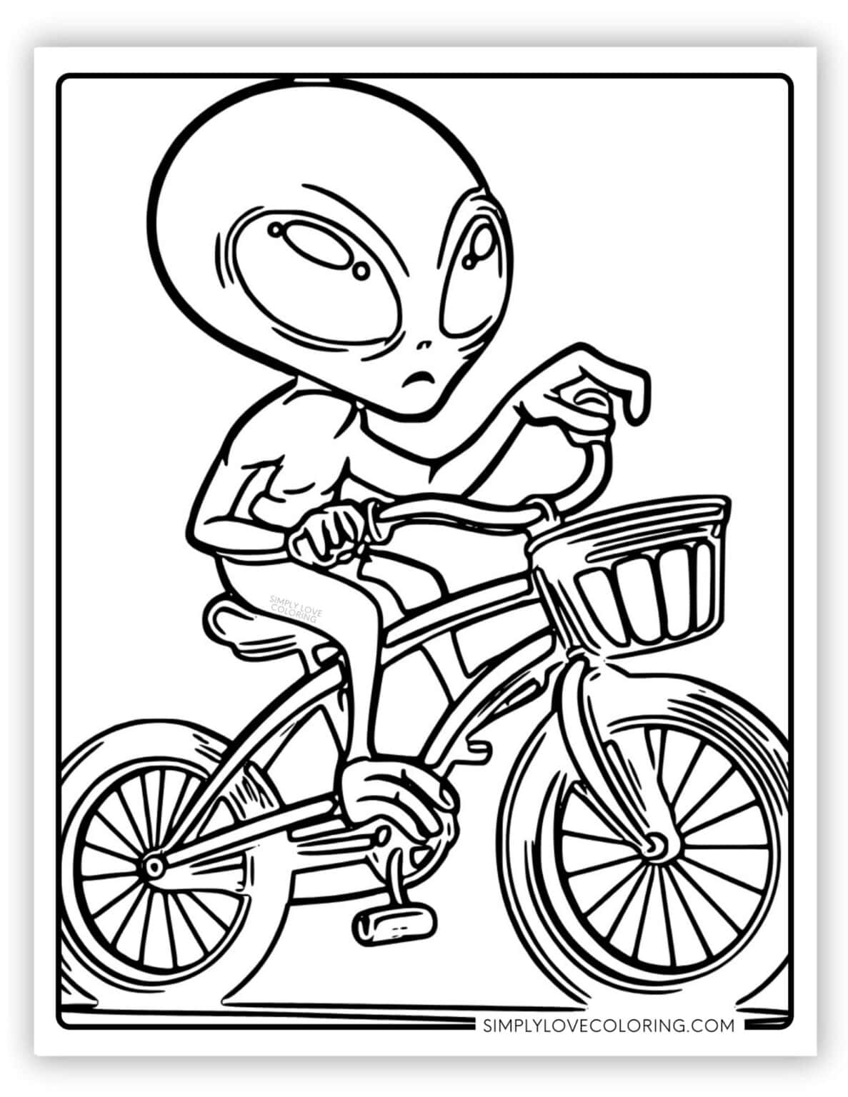 Alien Coloring Pages (Free PDF Printables) - Simply Love Coloring