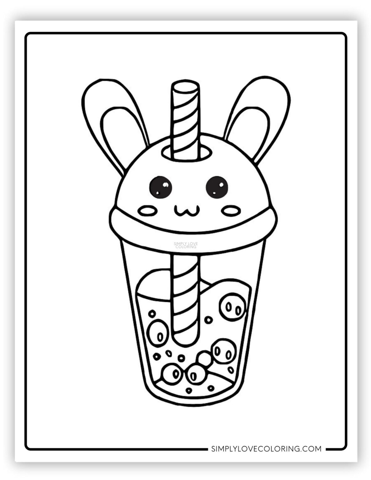 Boba Coloring Pages (Free PDF Printables) - Simply Love Coloring