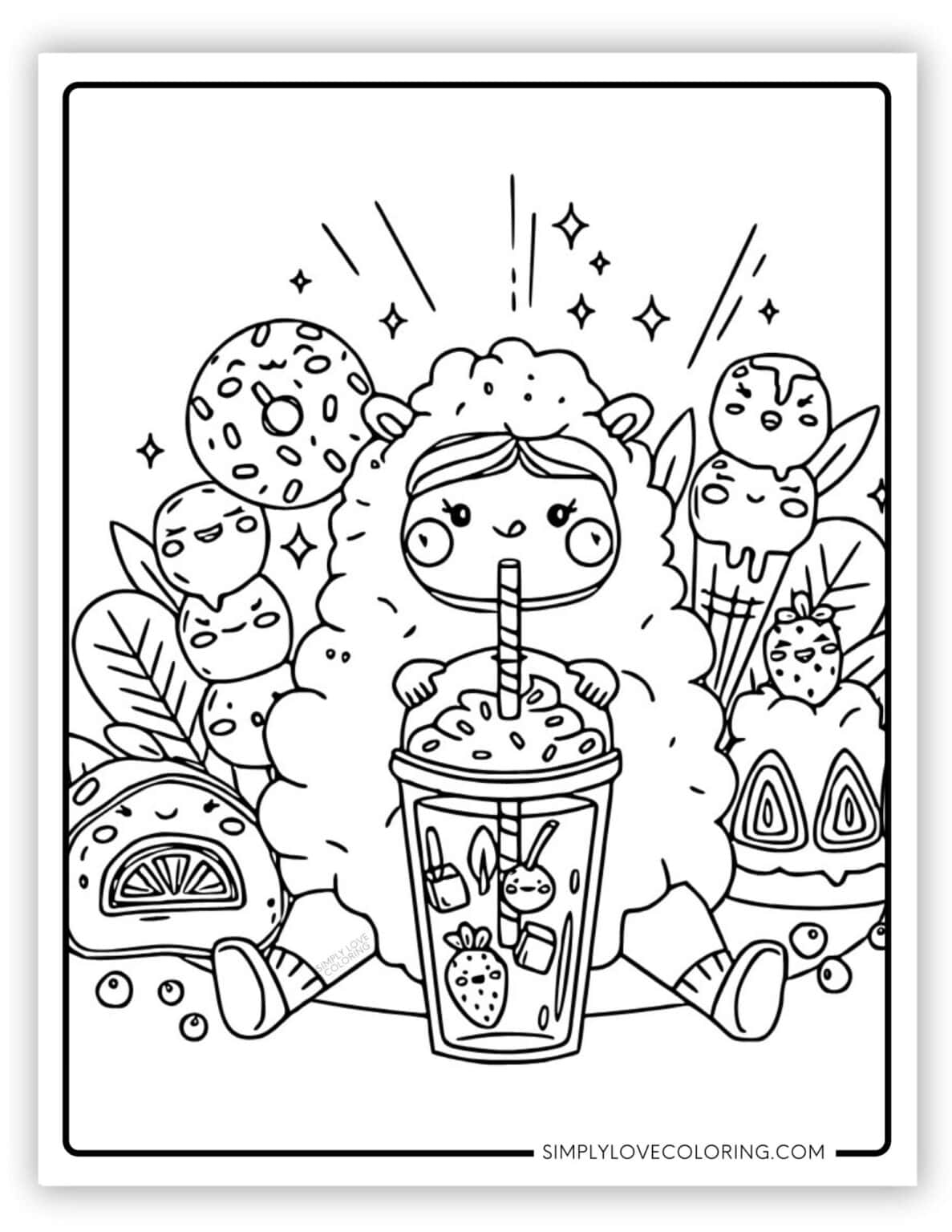 Boba Coloring Pages (Free PDF Printables) - Simply Love Coloring