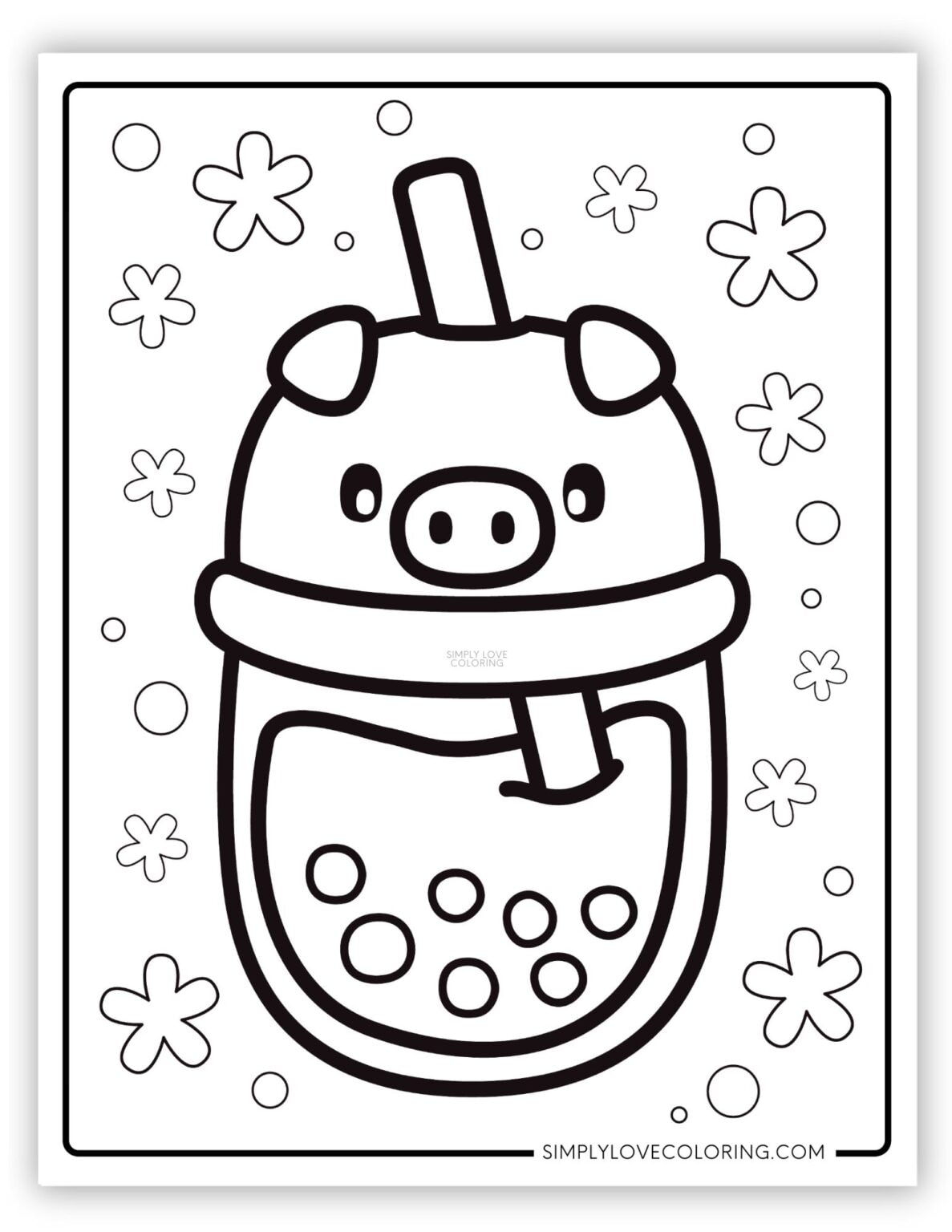 Boba Coloring Pages (Free PDF Printables) - Simply Love Coloring