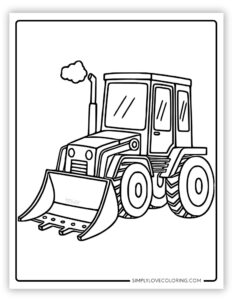 Construction Coloring Pages (Free PDF Printables) - Simply Love Coloring