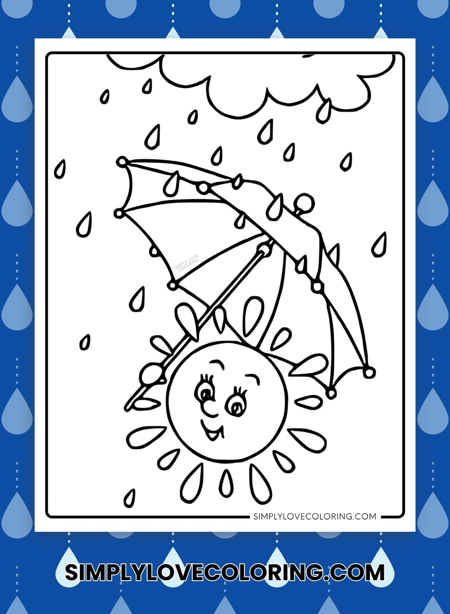 Rainy Day Coloring Pages (Free PDF Printables) - Simply Love Coloring
