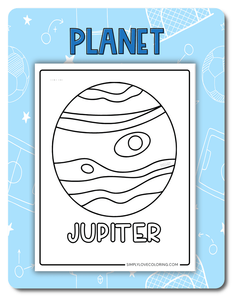 Planet for boys coloring page categories image